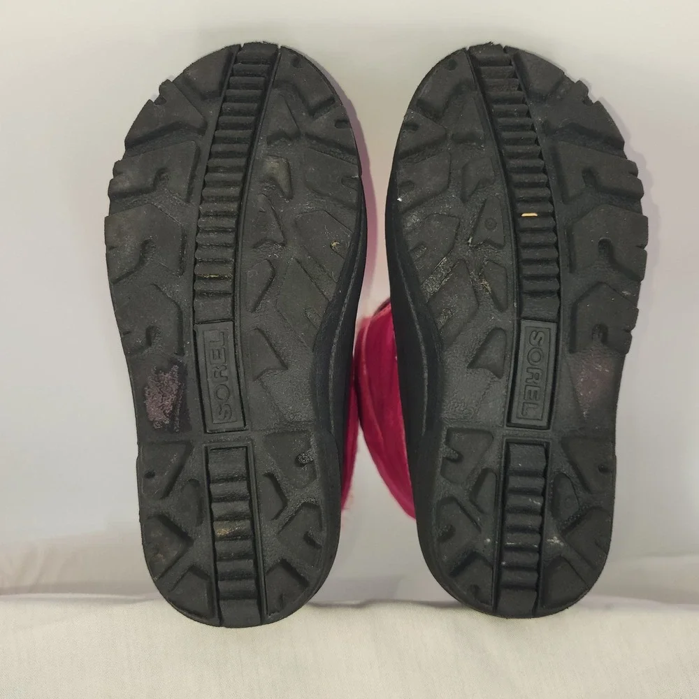 Sorel Kids' Pink‎ Snow Commander Boots ~ Fleece Lined